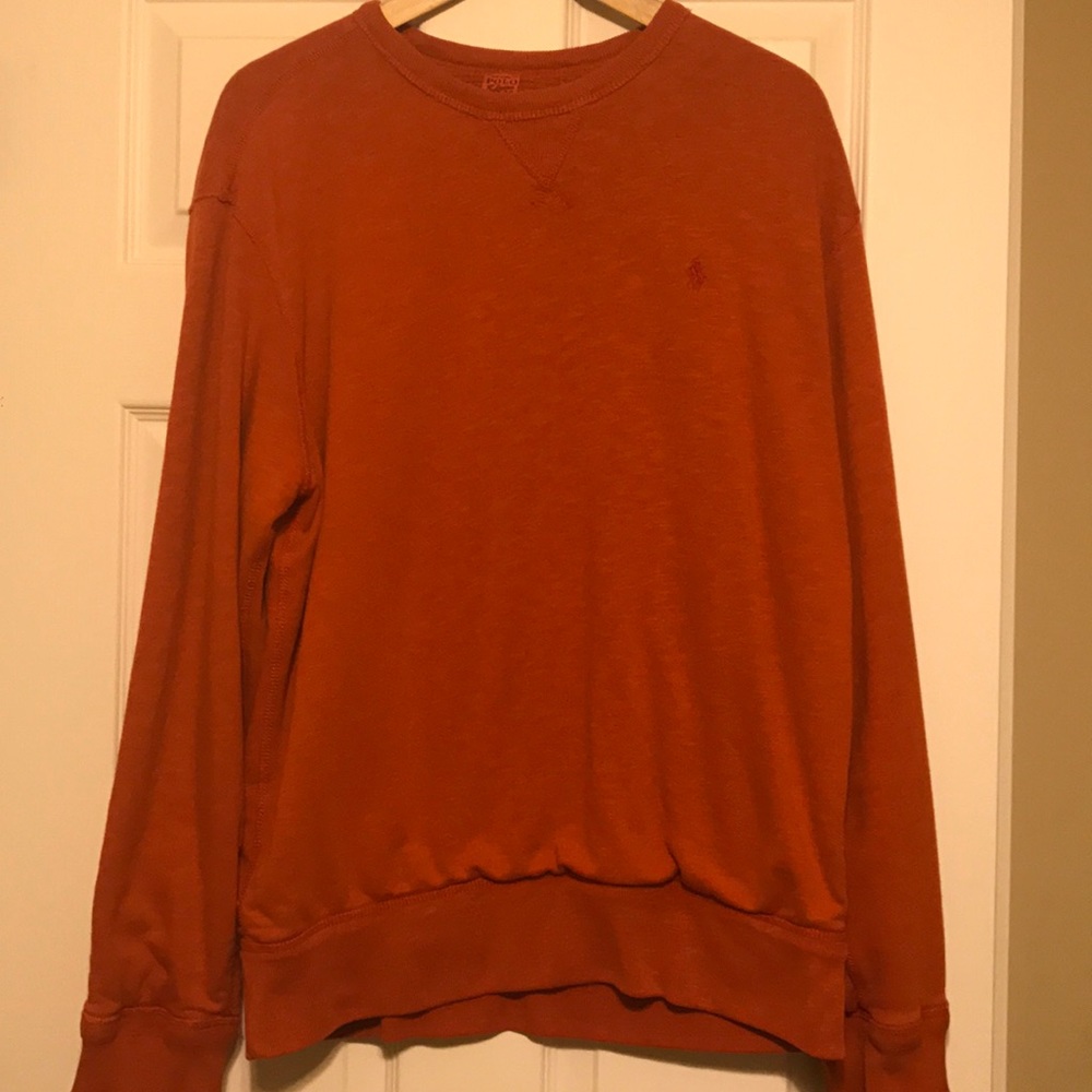 Men's polo pullover sweatshirt - L